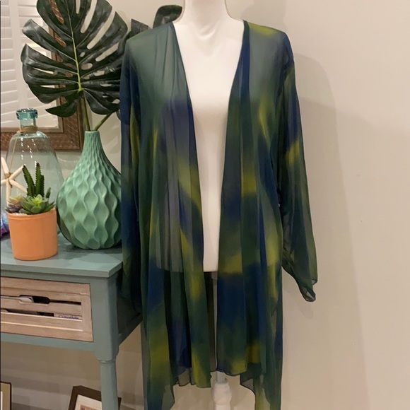 Tops - 🌴EUC Dinah Lee silk duster size 1X-3X🌴